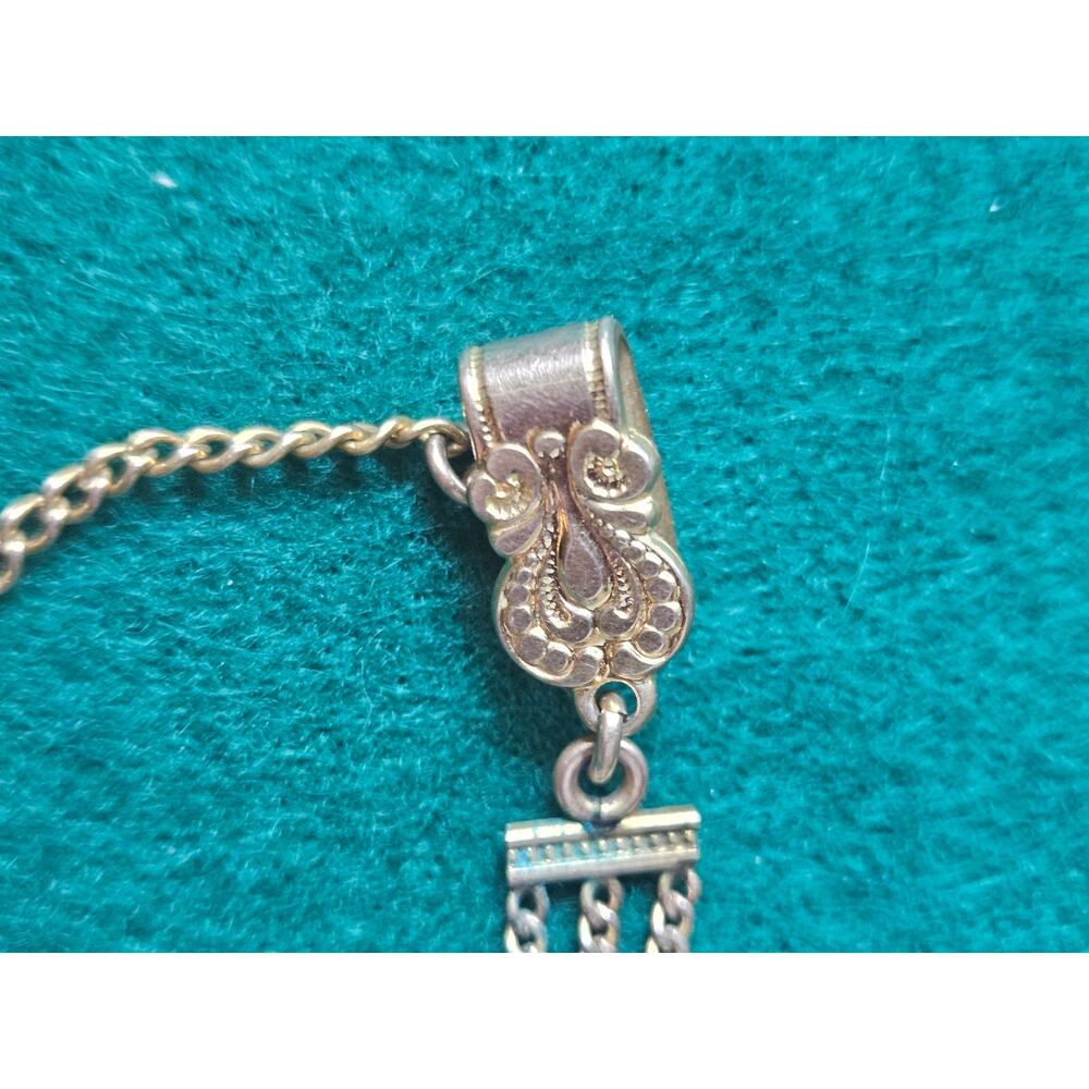 ANTIQUE VICTORIAN D.F.B. CO D.F. BRIGGS GOLD FILLED WATCH FOB CHAIN CHARM - Picture 8 of 9